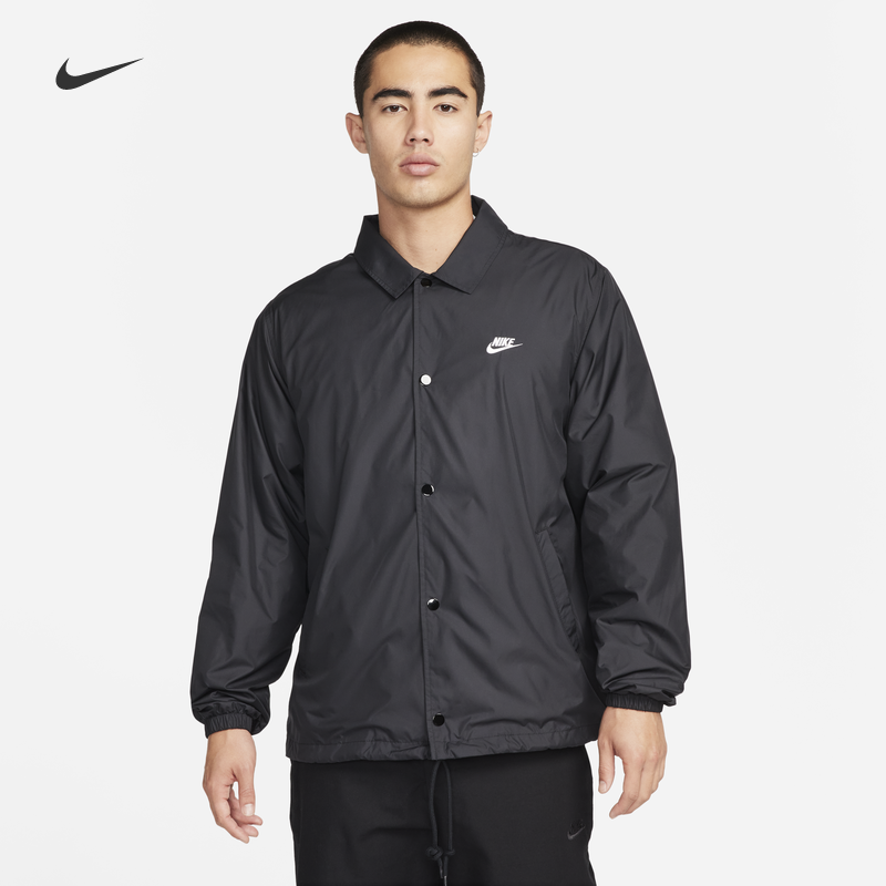 Nike耐克梭织宽松男教练夹克外套