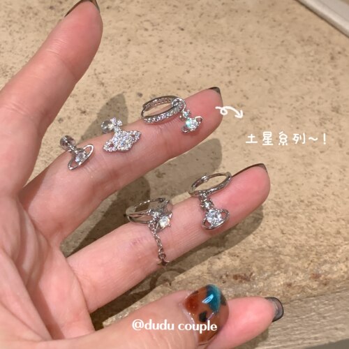 嘟嘟夫妇超闪耳骨钉钛钢养耳洞女