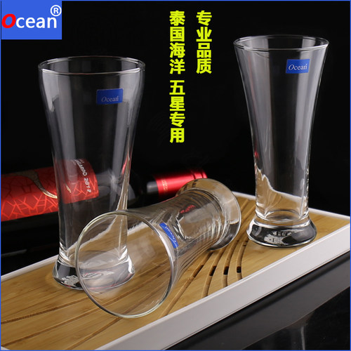 进口酒店专用红绿茶杯玻璃猴魁杯