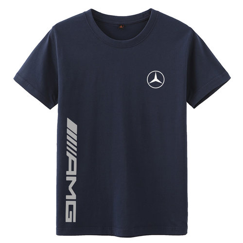 奔驰AMG汽车工作服短袖定制logo