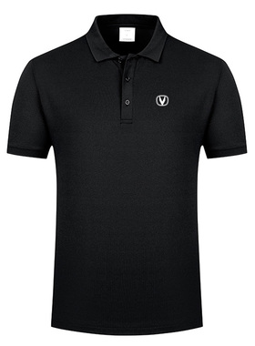 适用于长安汽车工作服短袖polo衫定制男女夏季4S店新能源T恤工装