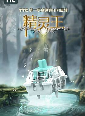 TTC精灵王磁轴HIFI高稳定可靠磁轴中置磁铁ELF KING Magnetic