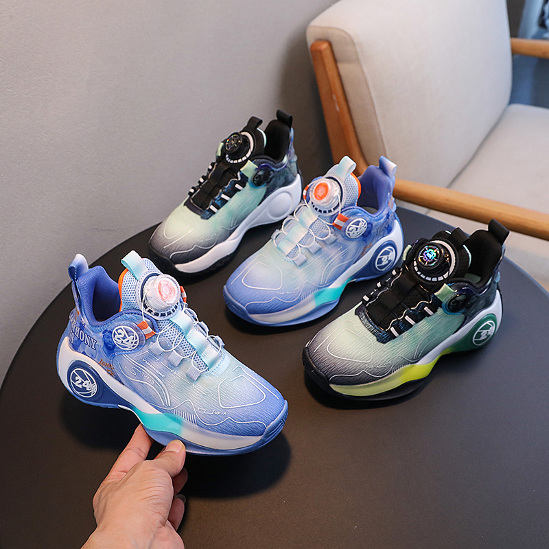 宇宁王子男童鞋儿童篮球鞋训练2024新春秋款专业户外男孩运动鞋