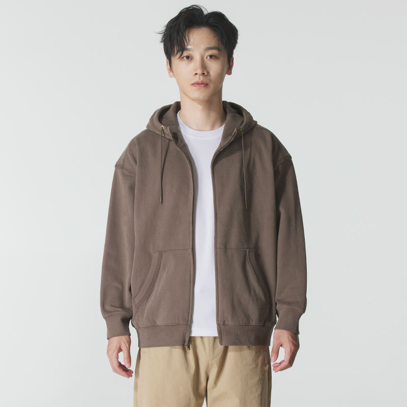 春秋新款添柏岚正品夹克外套男款连帽拉链轻便百搭时尚A6NC3BK0