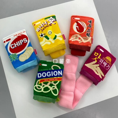 parisdog韩国宠物薯片发声玩具