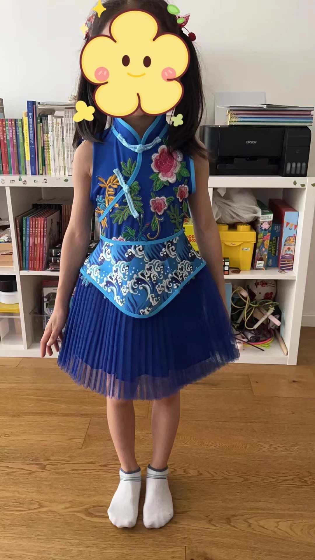 我的新衣儿童舞蹈服粉墨花旦演出服饰国韵春华俏花旦幼儿戏曲服装