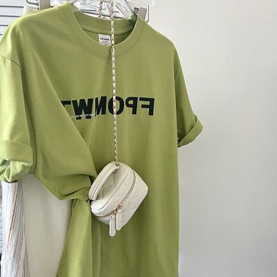 重磅纯棉短袖t恤女夏松弛感上衣