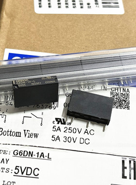 G6DN-1A-L-5VDC G6DN-1A-SL 继电器 5A 4脚 全新原装