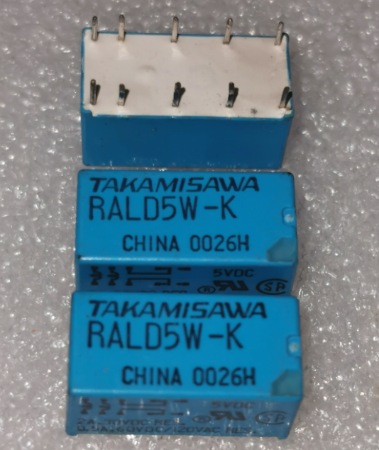 高见泽继电器 RALD5W-K 5V 十脚双线圈5VDC