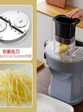 商用切姜丝机切片机鱼生姜丝机