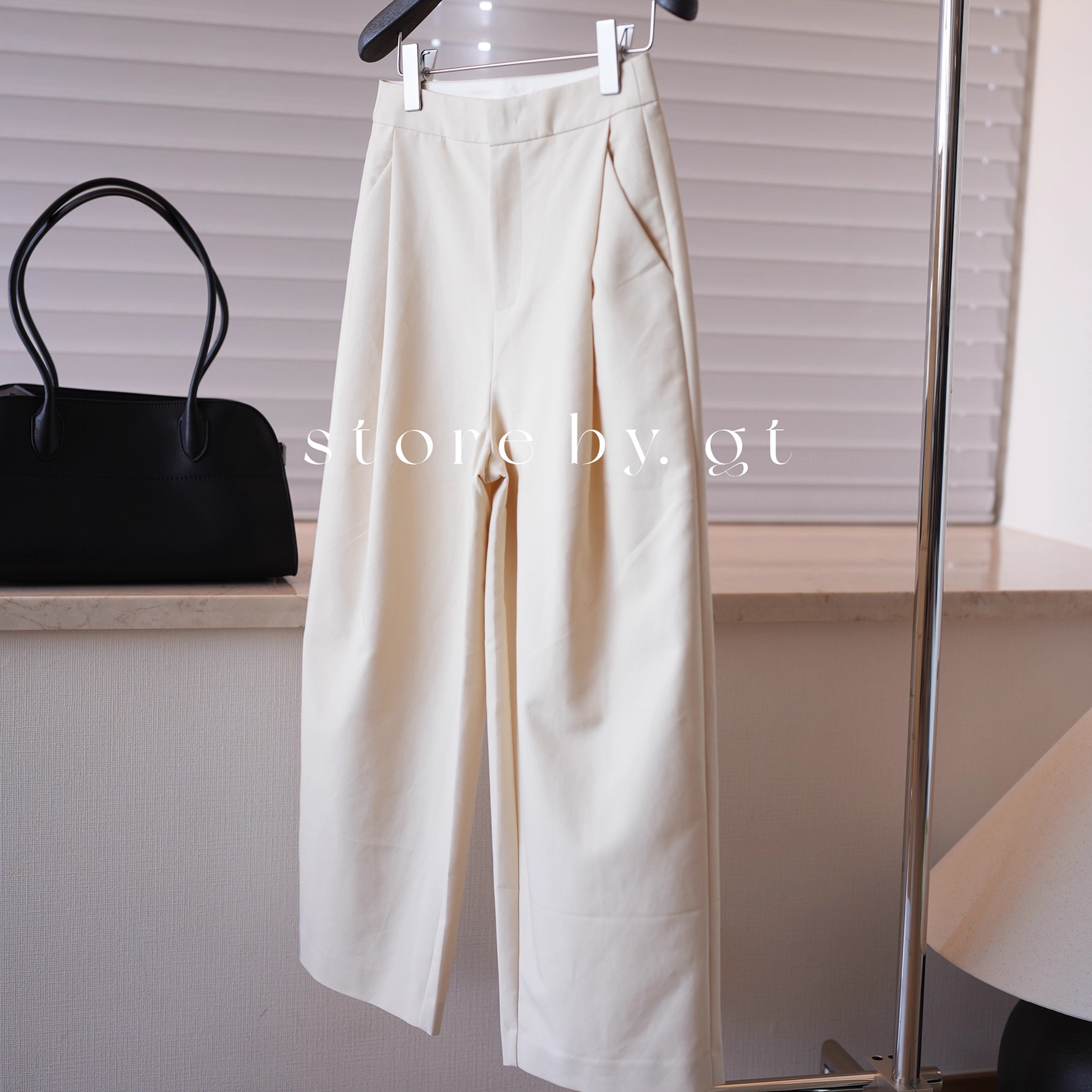 进口有机棉立裁九分休闲裤