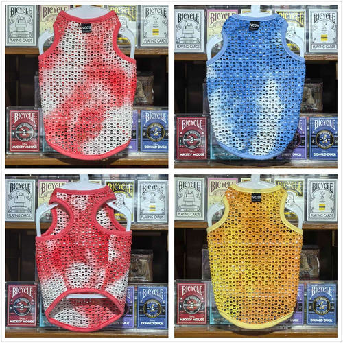 网眼宠物背心狗狗衣服夏装中小