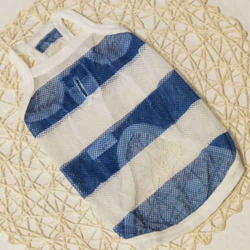 Simplers网格宠物狗狗衣服夏装