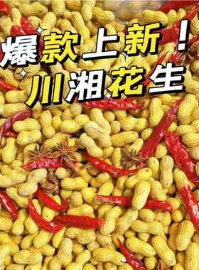 新品怪味花生鲜香微辣