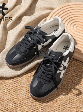 LUMES&YHGM经典复古T头德训鞋女2026春季新款百搭简约时尚休闲鞋