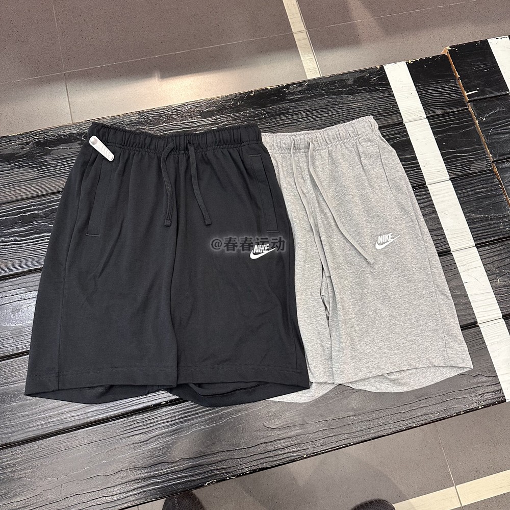 Nike耐克 男子运动休闲健身纯棉透气针织五分短裤 BV2773-010-063