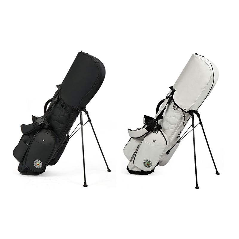 14孔双肩高尔夫支架包,PU多功能高尔夫球杆包,磁吸式口袋