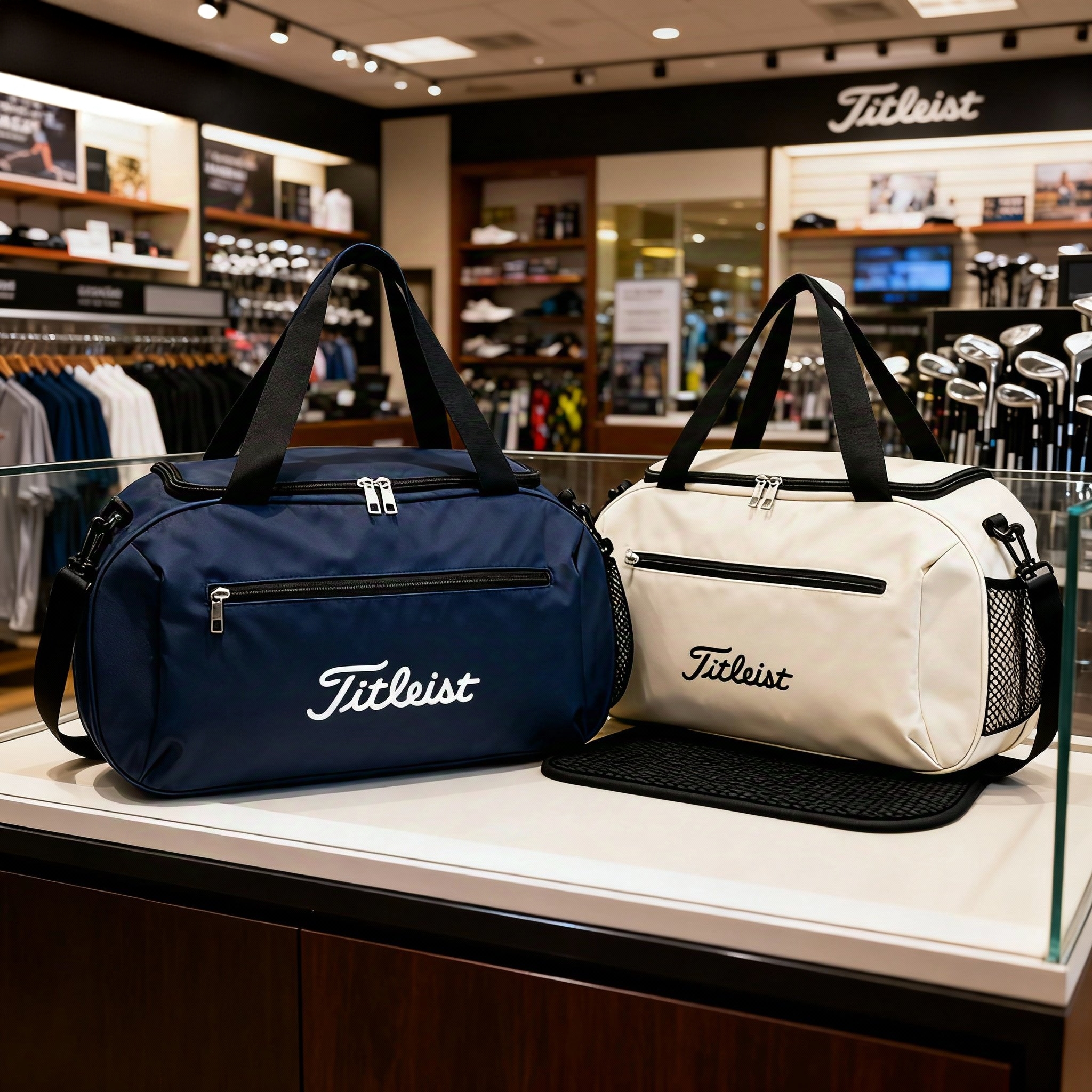 titleist高尔夫衣物包大容量行李旅行包干湿分离篮球斜挎健身包