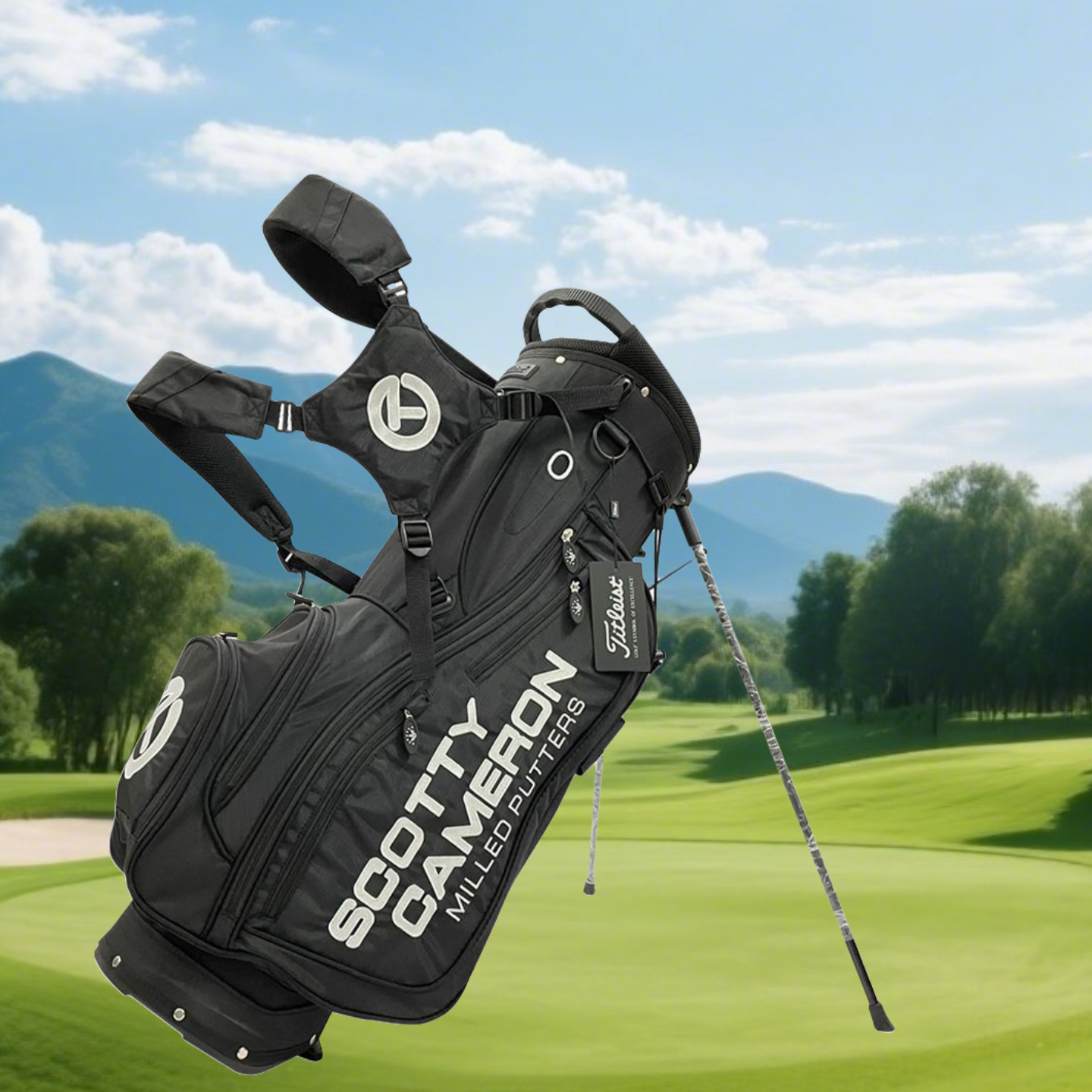 新款支架包高尔夫球包男女通用超轻便携防水布球袋脚架包