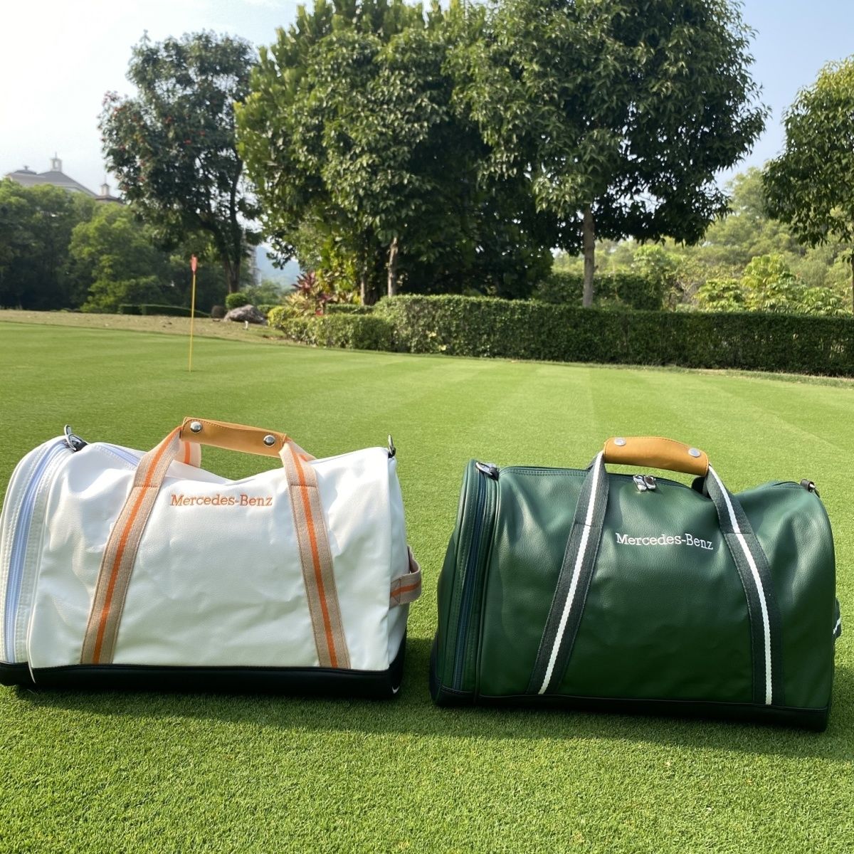 奔驰新款高尔夫衣物包双层鞋包户外运动男女衣服包防水轻便手提包