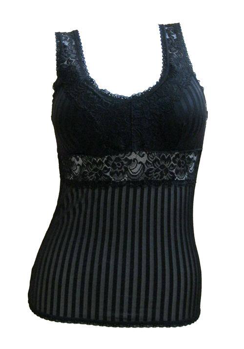 한국  속옷 노와이어 수면브라 조끼 텐셀트레이스리스 가슴패드 바닥슬링[조끼]