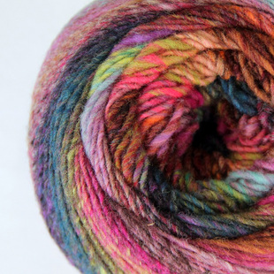 莲工房进口毛线 日本野吕英作NORO伊藤羊毛段染线 400米/4两/团