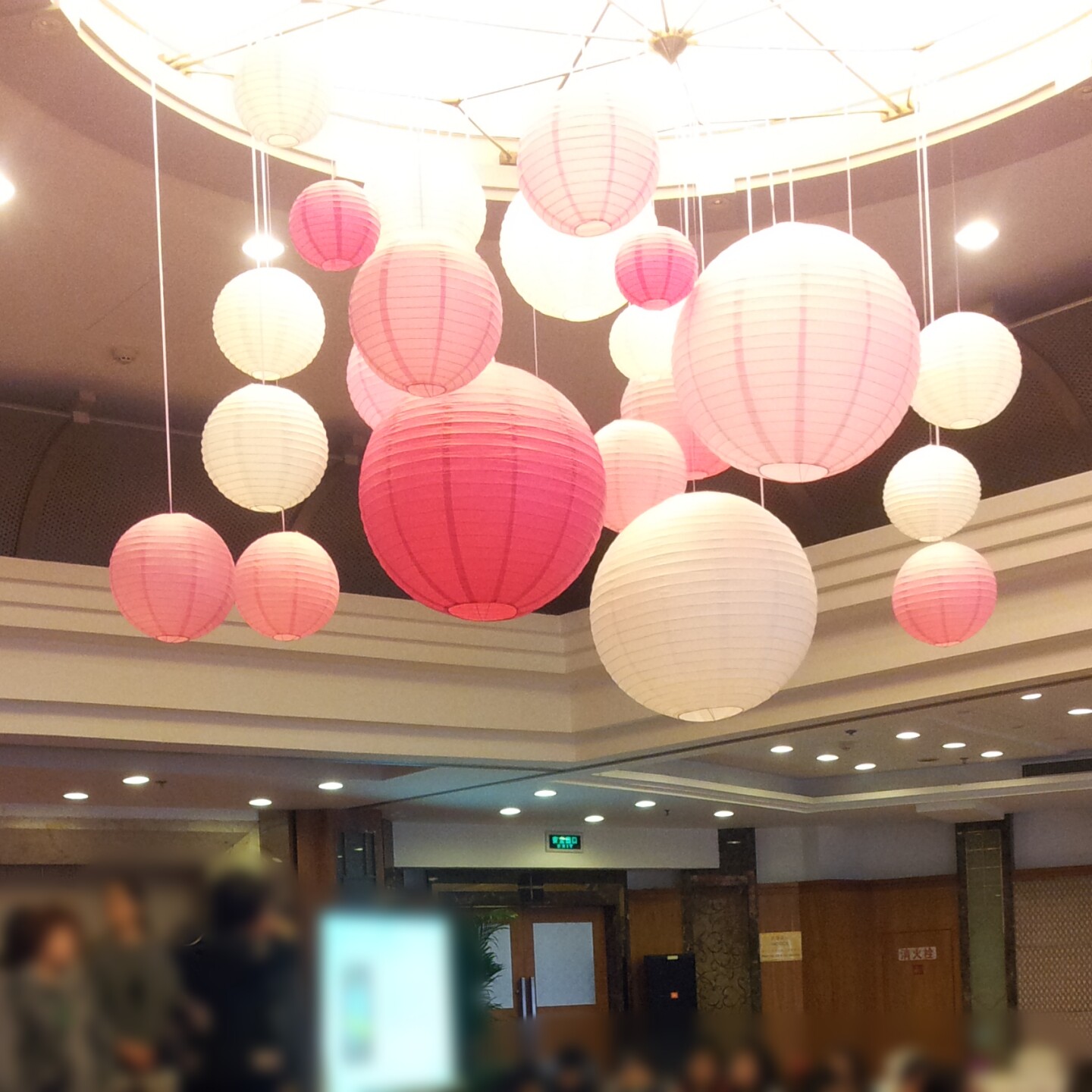 50cm结婚庆彩色春节元宵纸灯笼图片