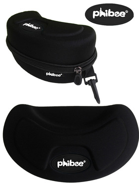 Phibee菲比小象滑雪镜盒滑雪镜专用大镜盒　EVA镜盒