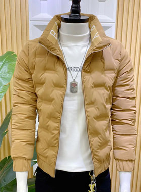新款痞帅立领男士羽绒服轻薄气质