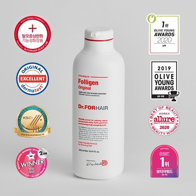 Folligen Original Hair Loss Shampoo 500ml 洗发水