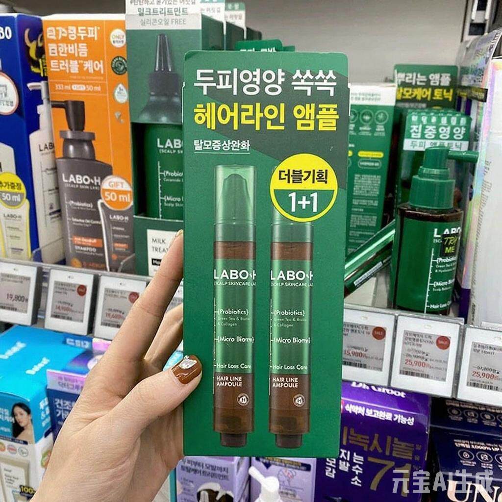 韩国LABO.H脱发缓解营养发髻发际头皮护发精华