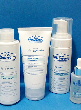 韩国直邮Dr Belmeur蓓尔莫净妍水乳液套盒补水镇静混合肌精华洁面
