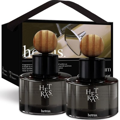 韩国发货丨直邮 Hetras车载香水香薰77ml*2瓶室内扩香器