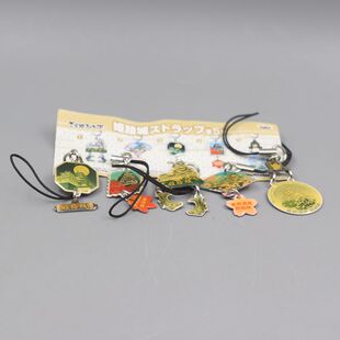 现货正版I4 眼镜厂 日本兵库县姬路城系列周边扭蛋 包包挂件饰品