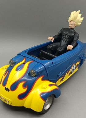 现货正版 七龙珠 火焰机车 Licensed by FUN 2003 JAKKS 模型散货