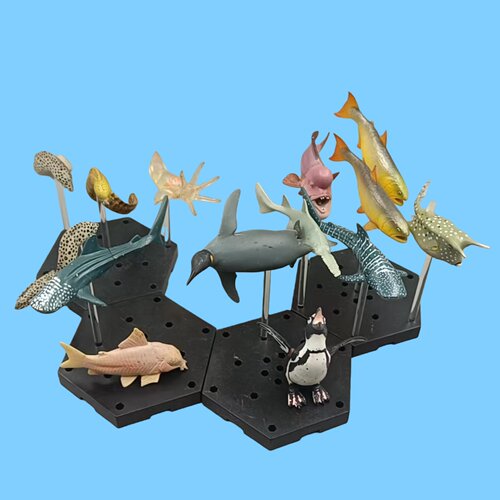 现货正版 kaiyodo海洋堂 日本水族馆 各种海鱼 企鹅 摆件模型散货