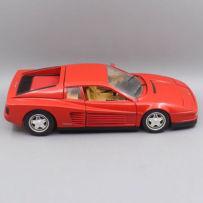 现货正版 HOT WHEELS 1/18 法拉利 TESTAROSSA 仿真汽车成品模型