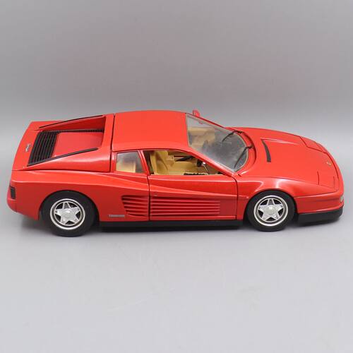 现货正版 HOT WHEELS 1/18 法拉利 TESTAROSSA 仿真汽车成品模型