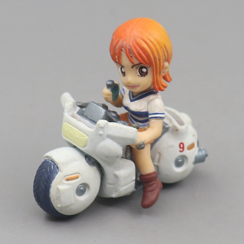现货正版 Bandai/万代 动漫 龙珠 海贼王 机车娜美 模型扭蛋散货