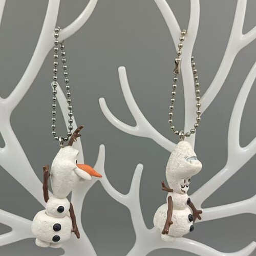 现货正版 TOMY 迪士尼 冰雪奇缘 雪宝魔法 雪人 扭蛋 挂件 散货