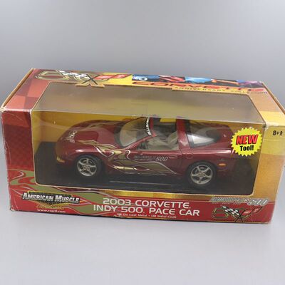 现货正版ERTL 1/18雪佛兰克尔维特Indianapoplis 500合金汽车模型