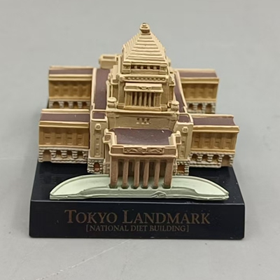 现货正版kaiyodo海洋堂 东京地标建筑 限定 国会议事厅 微缩模型