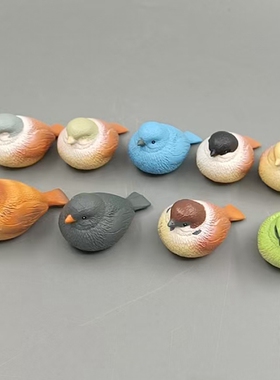 现货正版 FIGURIDE  鹦鹉 肥肥的鸟 麻雀 各种鸟类动物 扭蛋散货