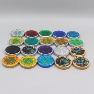 现货正版Bandai万代 假面骑士OOO欧兹DX盒蛋变身合金核心硬币散货