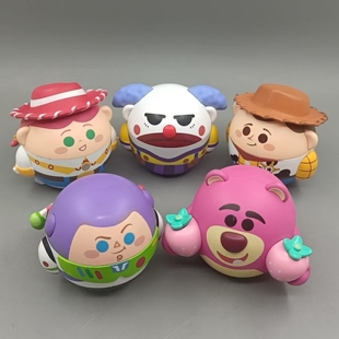 现货正版 Disney/Pixar迪士尼 翻滚球 小丑 巴斯 草莓熊 模型散货