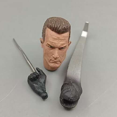 正版 NECA 7寸系列 终极版/豪华版 电影 终结者2 T-1000 配件散货