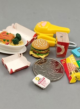 现货正版 ORCARA/甲壳原 食玩 快餐店 微缩 过家家玩具 扭蛋散货