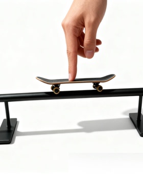 手指滑板道具双抛杆子拱形杆闪电杆直方杆泡泡玛特升级玩家道具