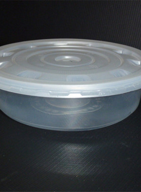 一次性塑料圆形加厚厚年糕托盒蒸煮萝卜糕盘700ML800毫升600个