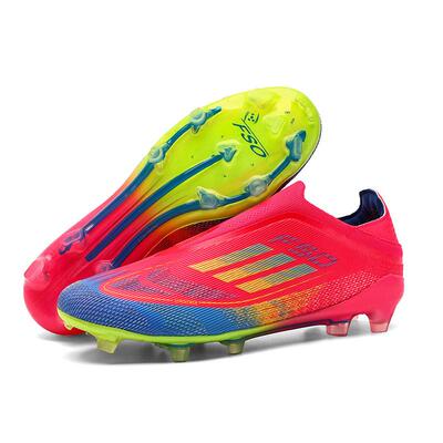 亚马尔F50足球鞋无鞋带FG长钉男AG短钉TF碎钉学生儿童训练球鞋女